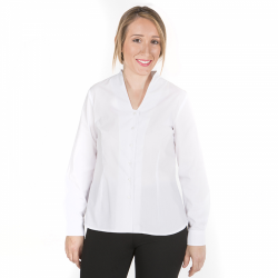 camisa-blanca-camarera-cuello-chimenea