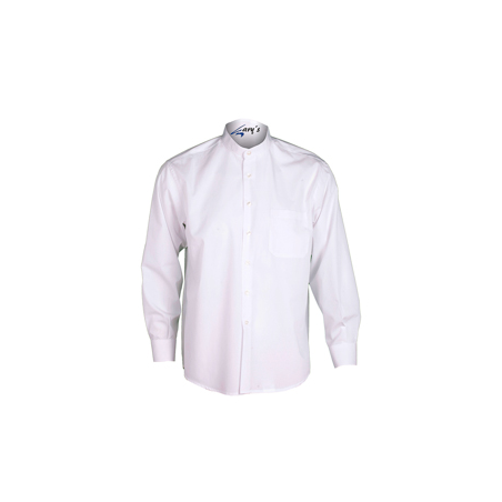 camisa-camarero-blanca-cuello-mao-manga-larga camisa-camarero-blanca-cuello-mao-manga-larga