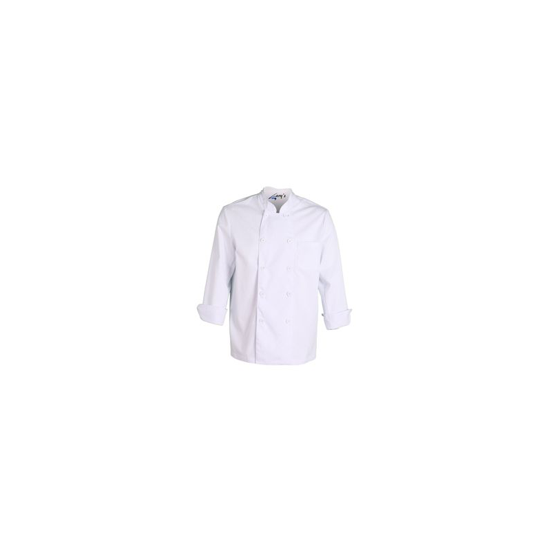 chaqueta-cocinero-unisex-blanca-manga-larga