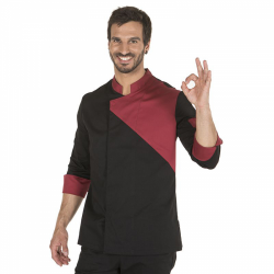 chaqueta-cocina-unisex--negra-combi-burdeos