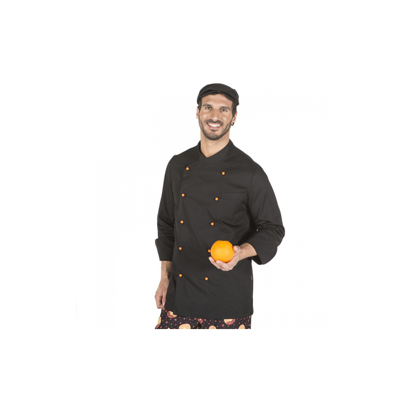 chaqueta-cocina-unisex-niza-negra-sin-botones