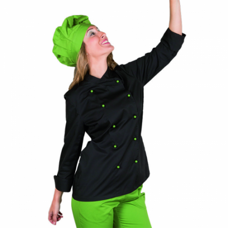 chaqueta-cocinera-negra-niza-sin-botones chaqueta-cocinera-negra-niza-sin-botones