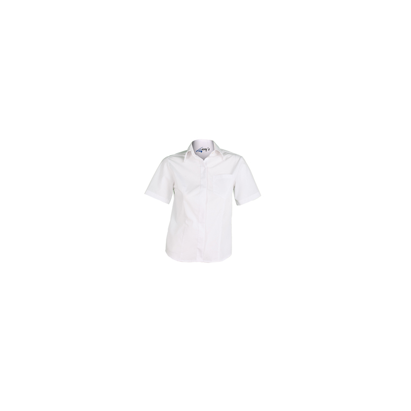 camisa-blanca-camarera-manga-corta-boton-oculto