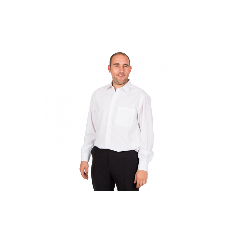 camisa-camarero-blanca-manga-larga