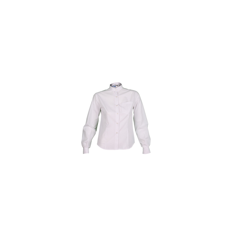 camisa-camarera-blanca-cuello-mao-manga-larga