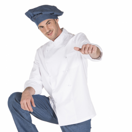 chaqueta-cocina-unisex-boton-forrado-manga-larga chaqueta-cocina-unisex-boton-forrado-manga-larga