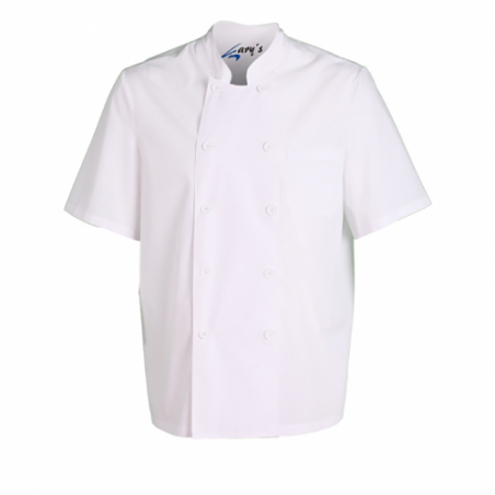 chaqueta-cocina-unisex-plana-manga-corta chaqueta-cocina-unisex-plana-manga-corta