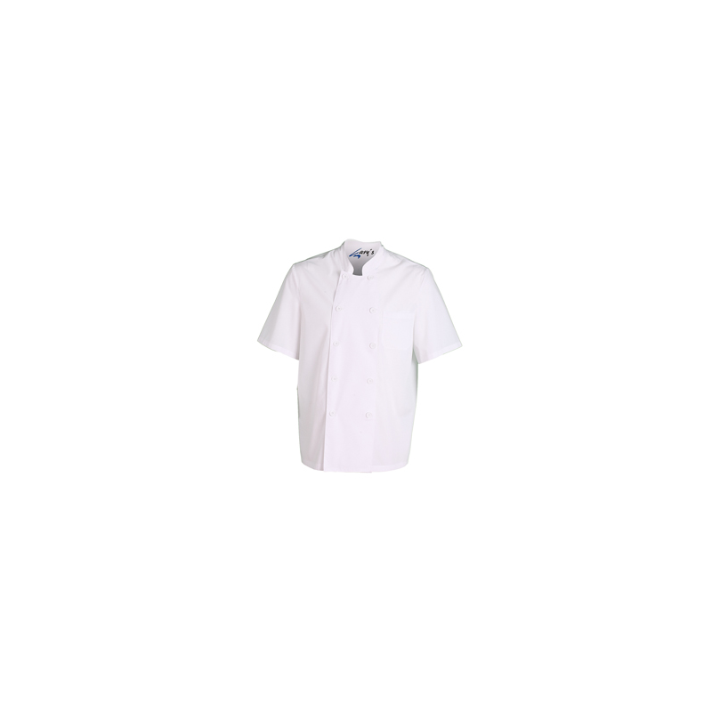 chaqueta-cocina-unisex-popelin-manga-corta